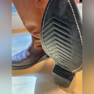 Men's Camel Brown Mason Western Leather Cowboy Boots 8